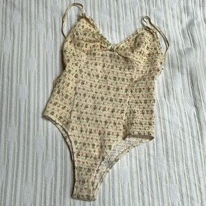 Doen x Liberty tropez maillot one piece swimsuit in dilys posy NWOT!